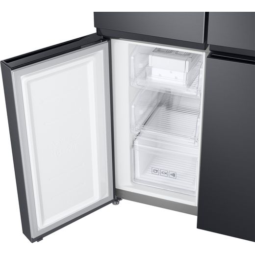Samsung RF48A401EB4 American Fridge Freezer - Gentle Black Matt