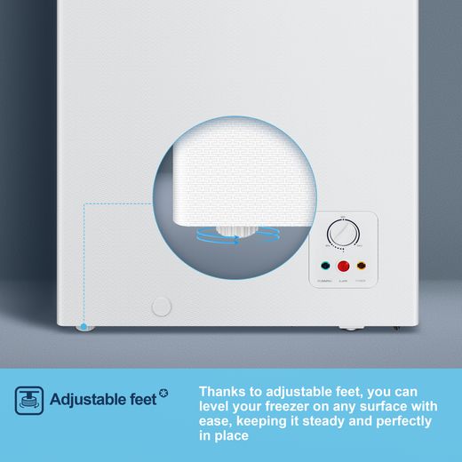 Fridgemaster MCF95E1 Chest Freezer - White