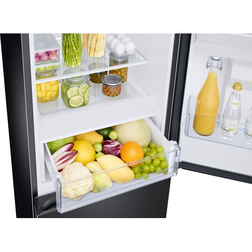 Samsung Series 6 Freestanding 185cm High E Rated 70/30 Fridge Freezer - Black - RB34C632EBN