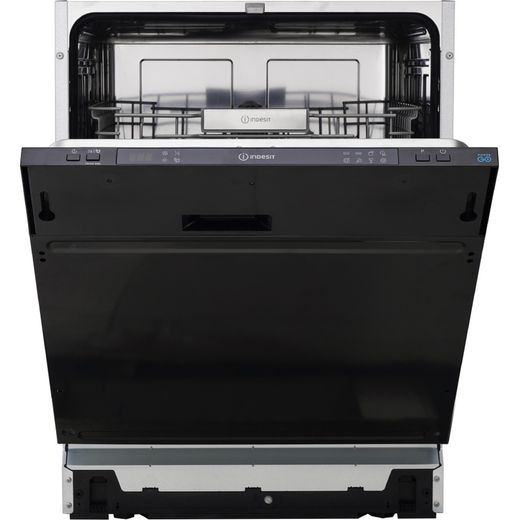 Indesit IN2IE13CNO8UK Built In Full Size Dishwasher - Black