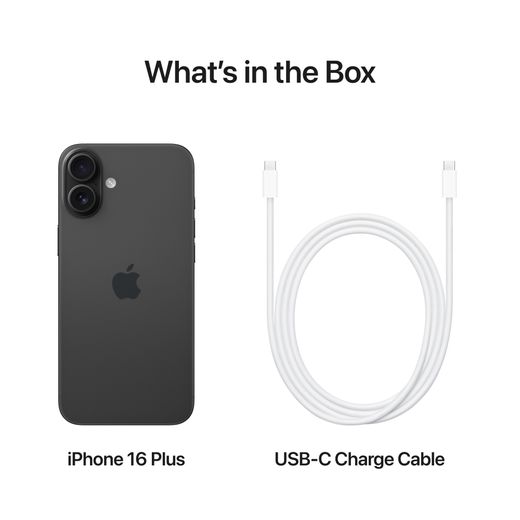 Apple iPhone 16 Plus 128GB in Black