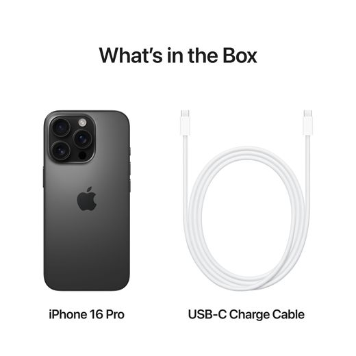 Apple iPhone 16 Pro 128GB in Black Titanium