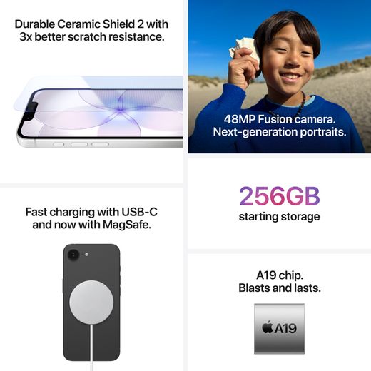 Apple iPhone 17e 512GB in Soft Pink