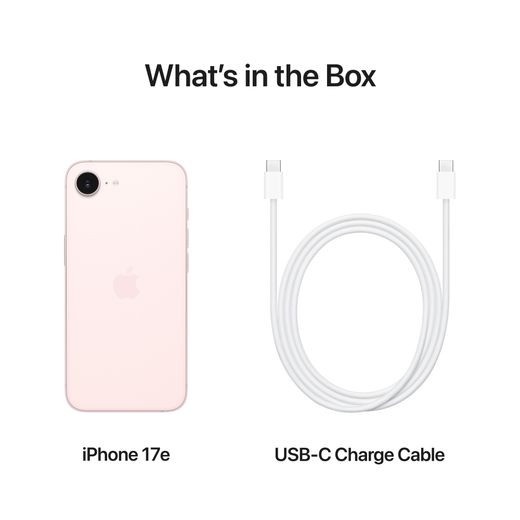 Apple iPhone 17e 512GB in Soft Pink