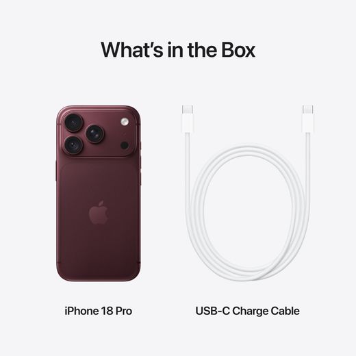 Apple iPhone 18 Pro 256GB in Burgundy