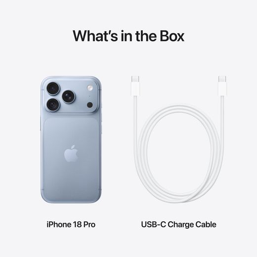 Apple iPhone 18 Pro 256GB in Glacier