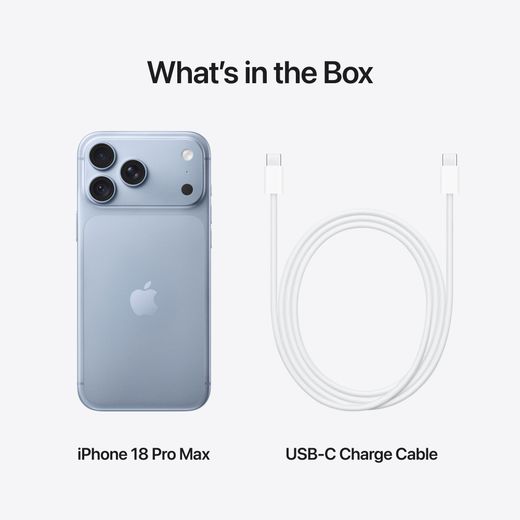 Apple iPhone 18 Pro Max 256GB in Glacier