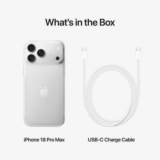 Apple iPhone 18 Pro Max 256GB in Silver